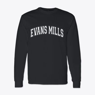 Evans Mills New York Varsity Classic Long Sleeve T-Shirt