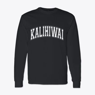 Kalihiwai Hawaii Varsity Classic Long Sleeve T-Shirt