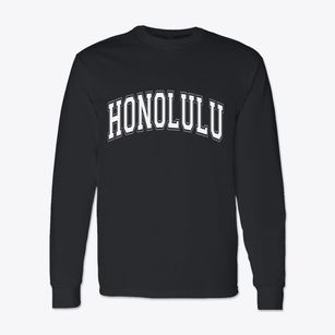 Honolulu Hawaii Varsity Classic Long Sleeve T-Shirt