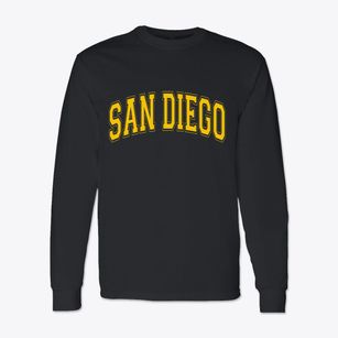 San Diego California Varsity Classic Long Sleeve T-Shirt