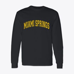 Miami Springs Florida Varsity Classic Long Sleeve T-Shirt