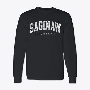 Saginaw Michigan Urban Vibe Classic Long Sleeve T-Shirt