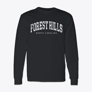 Forest Hills North Carolina Urban Vibe Classic Long Sleeve T-Shirt