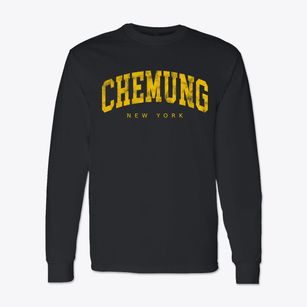 Chemung New York Urban Vibe Classic Long Sleeve T-Shirt
