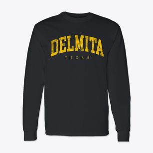 Delmita Texas Urban Vibe Classic Long Sleeve T-Shirt
