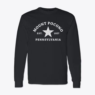 Mount Pocono Pennsylvania Star Classic Long Sleeve T-Shirt