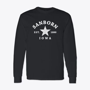 Sanborn Iowa Star Classic Long Sleeve T-Shirt