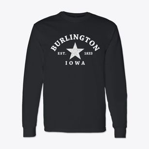 Burlington Iowa Star Classic Long Sleeve T-Shirt