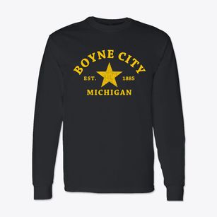 Boyne City Michigan Star Classic Long Sleeve T-Shirt