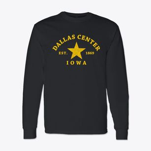 Dallas Center Iowa Star Classic Long Sleeve T-Shirt