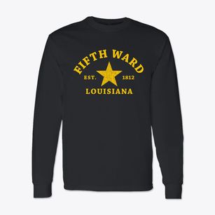 Fifth Ward Louisiana Star Classic Long Sleeve T-Shirt