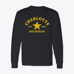Charlotte Michigan Star Classic Long Sleeve T-Shirt