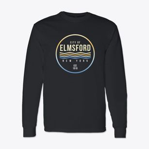 Elmsford New York Color Fade Classic Long Sleeve T-Shirt