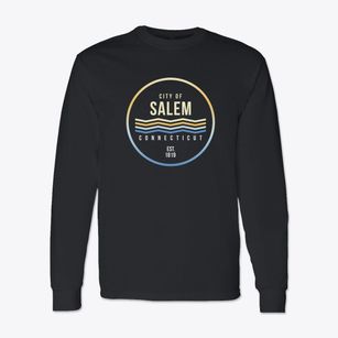 Salem Connecticut Color Fade Classic Long Sleeve T-Shirt