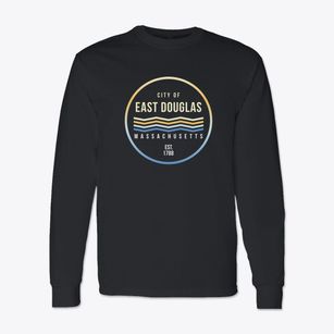 East Douglas Massachusetts Color Fade Classic Long Sleeve T-Shirt