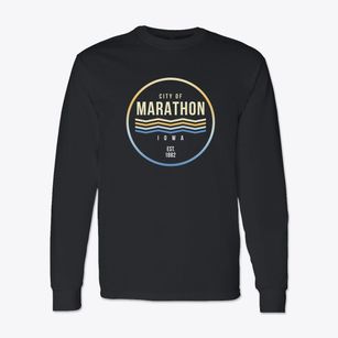Marathon Iowa Color Fade Classic Long Sleeve T-Shirt