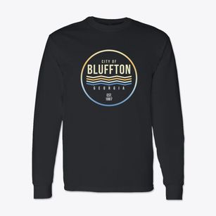 Bluffton Georgia Color Fade Classic Long Sleeve T-Shirt