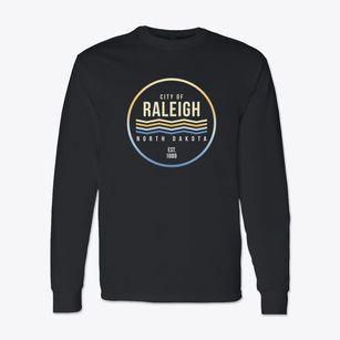 Raleigh North Dakota Color Fade Classic Long Sleeve T-Shirt