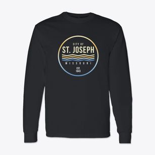 St. Joseph Missouri Color Fade Classic Long Sleeve T-Shirt