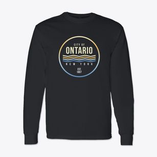 Ontario New York Color Fade Classic Long Sleeve T-Shirt