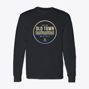Old Town Maine Color Fade Classic Long Sleeve T-Shirt