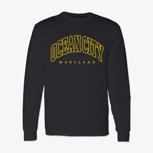 Ocean City Maryland Inline Classic Long Sleeve T-Shirt