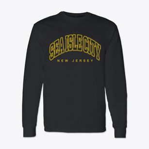 Sea Isle City New Jersey Inline Classic Long Sleeve T-Shirt