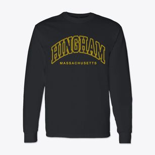 Hingham Massachusetts Inline Classic Long Sleeve T-Shirt