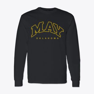 May Oklahoma Inline Classic Long Sleeve T-Shirt