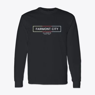 Fairmont City Illinois Artbox Classic Long Sleeve T-Shirt