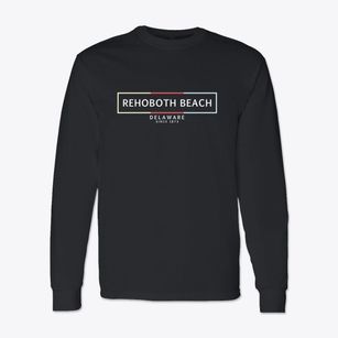 Rehoboth Beach Delaware Artbox Classic Long Sleeve T-Shirt