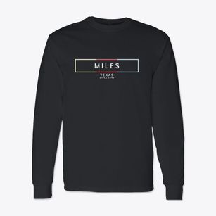 Miles Texas Artbox Classic Long Sleeve T-Shirt