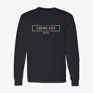 Coffee City Texas Artbox Classic Long Sleeve T-Shirt