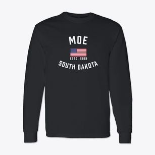 Moe South Dakota Patriot Classic Long Sleeve T-Shirt