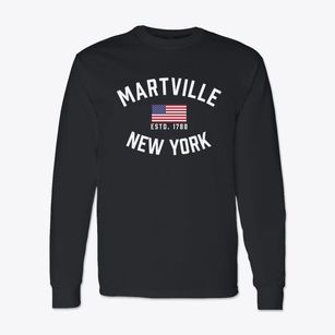 Martville New York Patriot Classic Long Sleeve T-Shirt