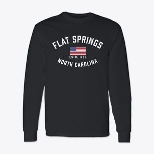 Flat Springs North Carolina Patriot Classic Long Sleeve T-Shirt