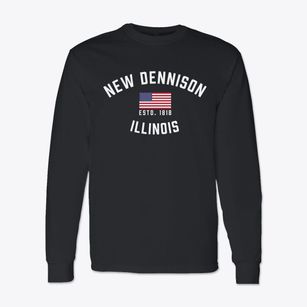 New Dennison Illinois Patriot Classic Long Sleeve T-Shirt