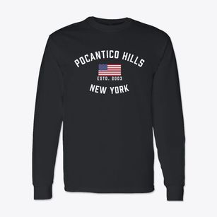 Pocantico Hills New York Patriot Classic Long Sleeve T-Shirt