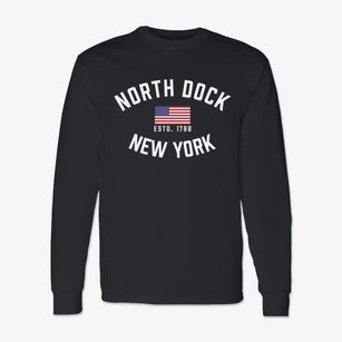 North Dock New York Patriot Classic Long Sleeve T-Shirt