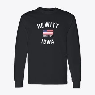 Dewitt Iowa Patriot Classic Long Sleeve T-Shirt