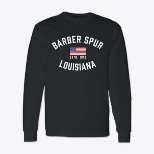 Barber Spur Louisiana Patriot Classic Long Sleeve T-Shirt