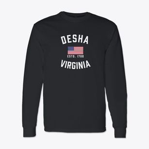 Desha Virginia Patriot Classic Long Sleeve T-Shirt