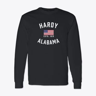 Hardy Alabama Patriot Classic Long Sleeve T-Shirt