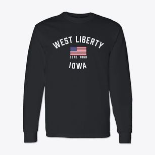 West Liberty Iowa Patriot Classic Long Sleeve T-Shirt