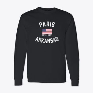 Paris Arkansas Patriot Classic Long Sleeve T-Shirt