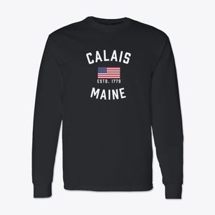 Calais Maine Patriot Classic Long Sleeve T-Shirt