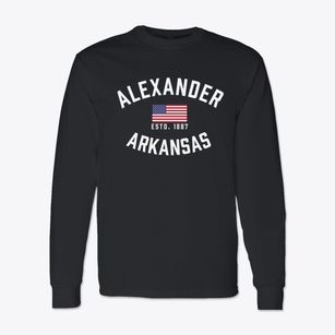 Alexander Arkansas Patriot Classic Long Sleeve T-Shirt