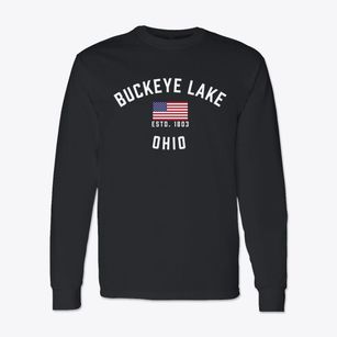 Buckeye Lake Ohio Patriot Classic Long Sleeve T-Shirt