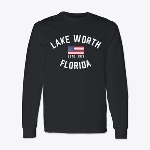 Lake Worth Florida Patriot Classic Long Sleeve T-Shirt