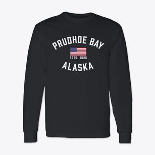 Prudhoe Bay Alaska Patriot Classic Long Sleeve T-Shirt